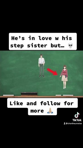 he’s dating his step sister but… #anime
