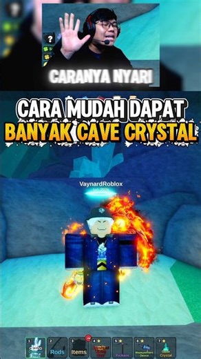 EASY WAY TO GET LOTS OF CAVE CRYSTALS IN FISH IT #fishit #shorts