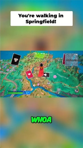 They Actually Built All of Springfield in Fortnite #fortnite #simpsons #shorts