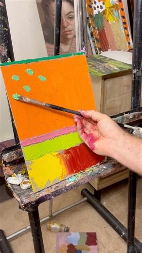 Color composition #Painting #OilPainting #Art