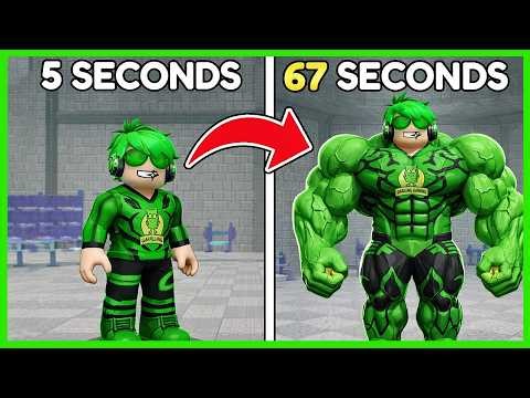 Aku Memperkuat Otot & Pertahanan Tubuh Demi Lewati Rintangan Kematian - Roblox +1 Health Per Click