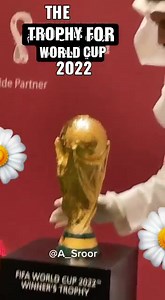 38K views · 1K reactions | Beautiful Trophy for Qatar Football World Cup 2022 has reached in Qatar  it's Amazing | Qatar Football World Cup 2022 | Facebook