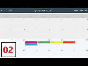 (02) FullCalendar js | Integrate fullCalendar in Laravel | Customize fullCalendar js in Laravel