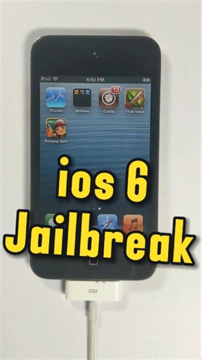 How to jailbreak the iPod touch 4th gen and install old apps #ipod #apple #jailbreak #iphone4