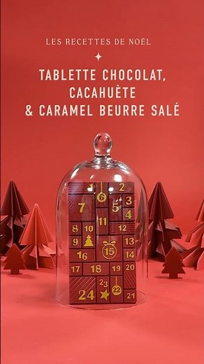 Tablette chocolat, cacahuète et caramel beurre salé 🍫🎄