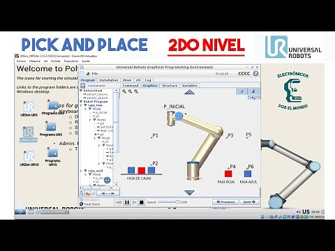 Universal Robots - UR5 -Pick and place, paso a paso desde cero. || Electrónicos por el Mundo.