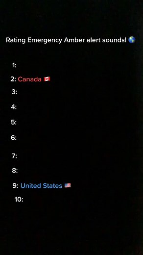 Rating EAS sounds! #fyp #foryou #amberalert #myopinion | amber alert