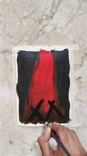 Can I draw a bonfire? #acrylicpainting #bonfire #artwork #youtubeshorts #viral #artforheart