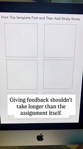 Grading doesn’t have to steal your nights or your sanity. This sticky note grading rubric lets you give clear, actionable feedback in seconds—without writing the same comments over and over again. Students know exactly what to fix. You get your time back. If you’re tired of drowning in grading and want feedback that actually helps kids improve ➡️ check it out here https://www.teacherspayteachers.com/Product/Sticky-Notes-Post-It-Grading-Rubric-Editable-Template-Class-Work-Google-Slides-9722795 #t