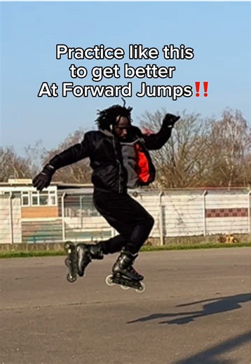 How to jump on rollerblades! #rollerblading #inlineskating #rollerskates #rollerskating #iceskating