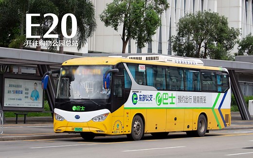 [坪山到福田绕绕乐] 深圳东部公交五分公司E20路 开往购物公园总站 [8X]