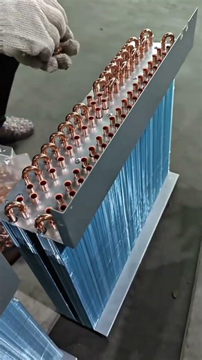 “Precision Copper Tube Assembly 🔥”“Heat Exchanger Manufacturing Process ⚙️” #works