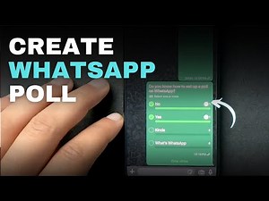 How to Add a Poll in WhatsApp (It's Easy)
