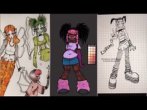 🤍🧷 ALT TIKTOK DRAWING | ALTERNATIVE TIK TOK COMPILATION 🌑🖤| goth emo aesthetics #1