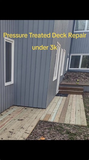 DIY Project: Pressure Treated Deck Repair Guide