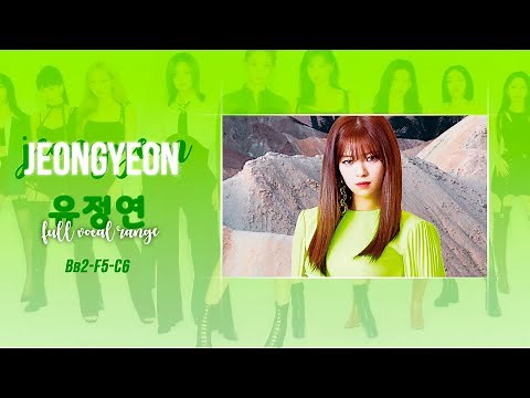 유정연 음역대 JEONGYEON Full Vocal Range 『 Bb2 - F5 (B5) - C6 (A6) 』 Updated to 2024!