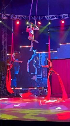 Incredible Aerial Artists on Silks at Garden Bros Circus | Power and Elegance in Motion!