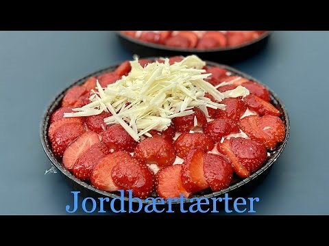 Jordbærtærter. Opskriftsvideo