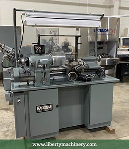 Hardinge Lathe HLV-H-EM Precision Toolmakers Lathe W/ In/MM Threading - #46451