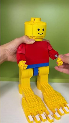 Turning LEGO Figure into Bigfoot... #lego