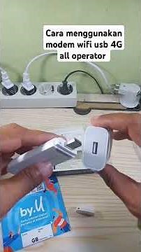 How to use a 4G LTE USB WiFi modem for all operators