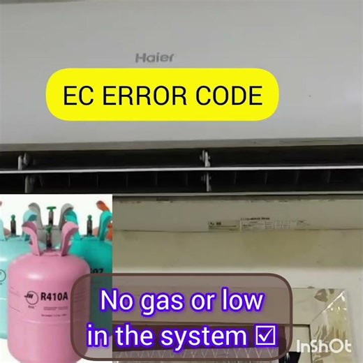 EC error / AC ec error problem solve #splitac #error #solution #fix #actech #shorts
