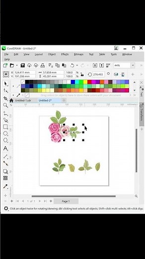 Creating a Beautiful Rose Bouquet with CorelDRAW | Vector Flower Assembly Tutorial