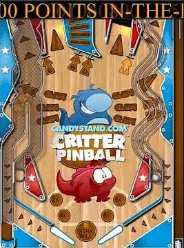 CRITTER PINBALL By CANDYSTAND COM ONLINE PINBALL FLIPPER FROM FREEWEB ARCADE COM Flipper