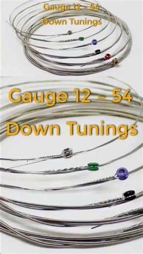 12 - 54 GAUGE STRINGS for Electric Guitar (Very Thick) How to Use Them?