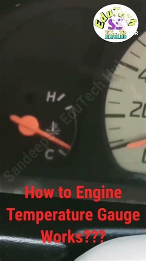 Working of Car Temperature Gauge I How to Engine Temperature gauge works #shorts #viral #car #tools