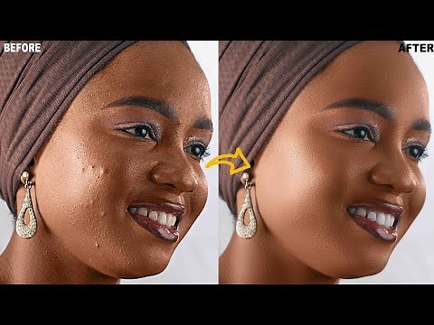 HOW to SMOOTH SKIN using FREQUENCY SEPARATION in Photoshop | Skin Retouching