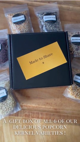 Gourmet Popcorn Kernel Gift Set: 6 Non-gmo Bulk Popcorn Variety Snack Box - Etsy