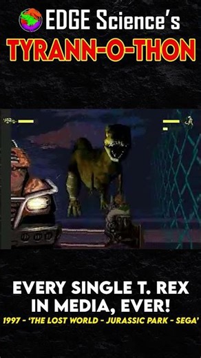 Every T.rex In Media, Ever! - 1997 - 'The Lost World: Jurassic Park - SEGA' | Tyrann-O-Thon #shorts