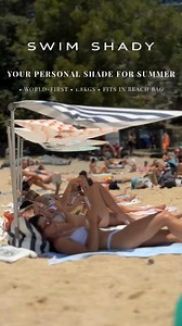 Skin damage? Premature aging? Not on our watch. Invest in your skin health this summer. Swim Shady is the compact, stylish way to stay safe in the sun. UPF50 shade that finally fits in your beach bag and weighs under 2kgs. Proudly Australian designed and owned. Save 10% off your first order. | SWIM SHADY