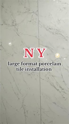 Porcelain panel installation #layout #interiordesign #custom #installation #build #construction