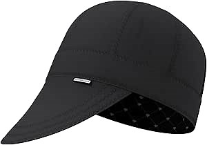 YESWELDER Reversible 8-Panel Welding Cap, 8 oz Flame Retardant Fabric & 100% Cotton Lining for Comfort and Protection, Suitable for Professional Welders or DIY Enthusiasts, All Black 7-3/8"