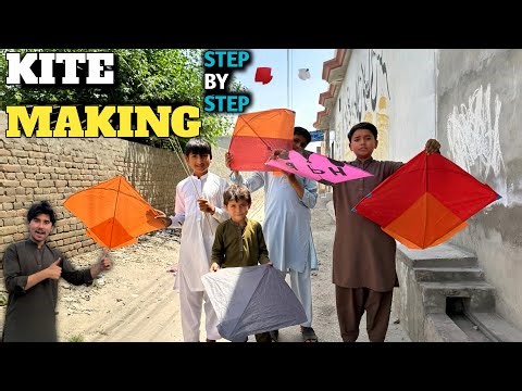 Kite making competition😍 || Etny sary home made kites🔥 || How we make kite at home? || Kite videos