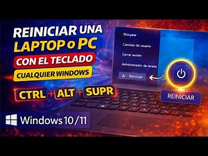 How to Restart a Laptop or PC Using the Keyboard | Windows 10 and Windows 11