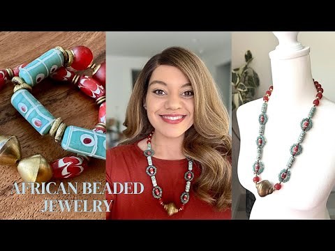 Bold & Beautiful African Beaded Jewelry! 🌟DIY Tutorials Ft. Beauty in the Bead Shop African Glass!