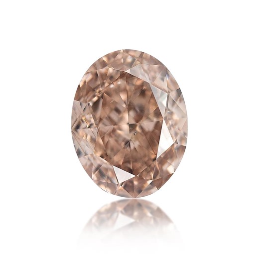 0.60 Ct Fancy Light Brown Diamond, OVAL Cut SI1 GIA Loose Stone for Fine Jewelry - Etsy