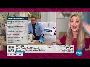 Meta Portal Go 10" Smart Display with Alexa Video Call...