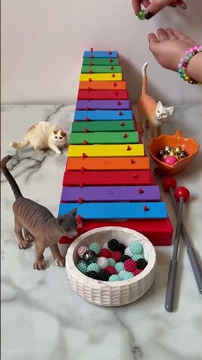 🌈 Relaxing Xylophone Sounds with Glass Marbles 🎹🎶