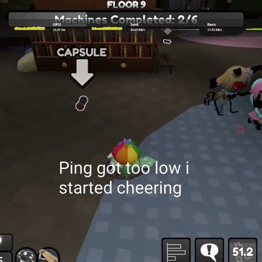 dandys world ping 🙏 #dandysworld #roblox #trend #ping #cheer #pebble
