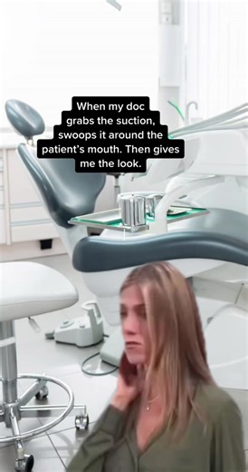 Dental Assistant Funny Moment with Suction Grips