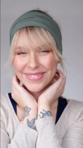 Haarbänder zum Sport mit 3 Möglichkeiten! 🎯 #activewear #headbandtutorial #finehair