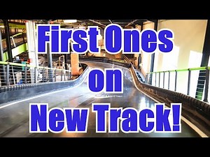 First ones to drive Andretti's new go kart track!