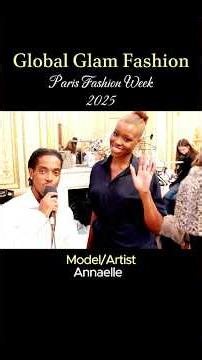 French model Annaelle at Paris Fashion Week #shorts #interview #runwaydreams