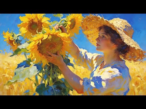 Claude Monet Impressionism | French Countryside Summer | Animated Painting 4K