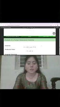 Formal Grammar in Automata Theory: Definitions and Fundamental Concepts