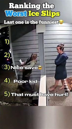 Ranking the Worst Ice Slips😂